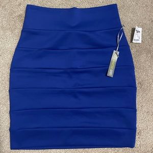 Charlotte Russe Pencil Skirt Soft to the Touch Royal Blue Women’s Medium NWT